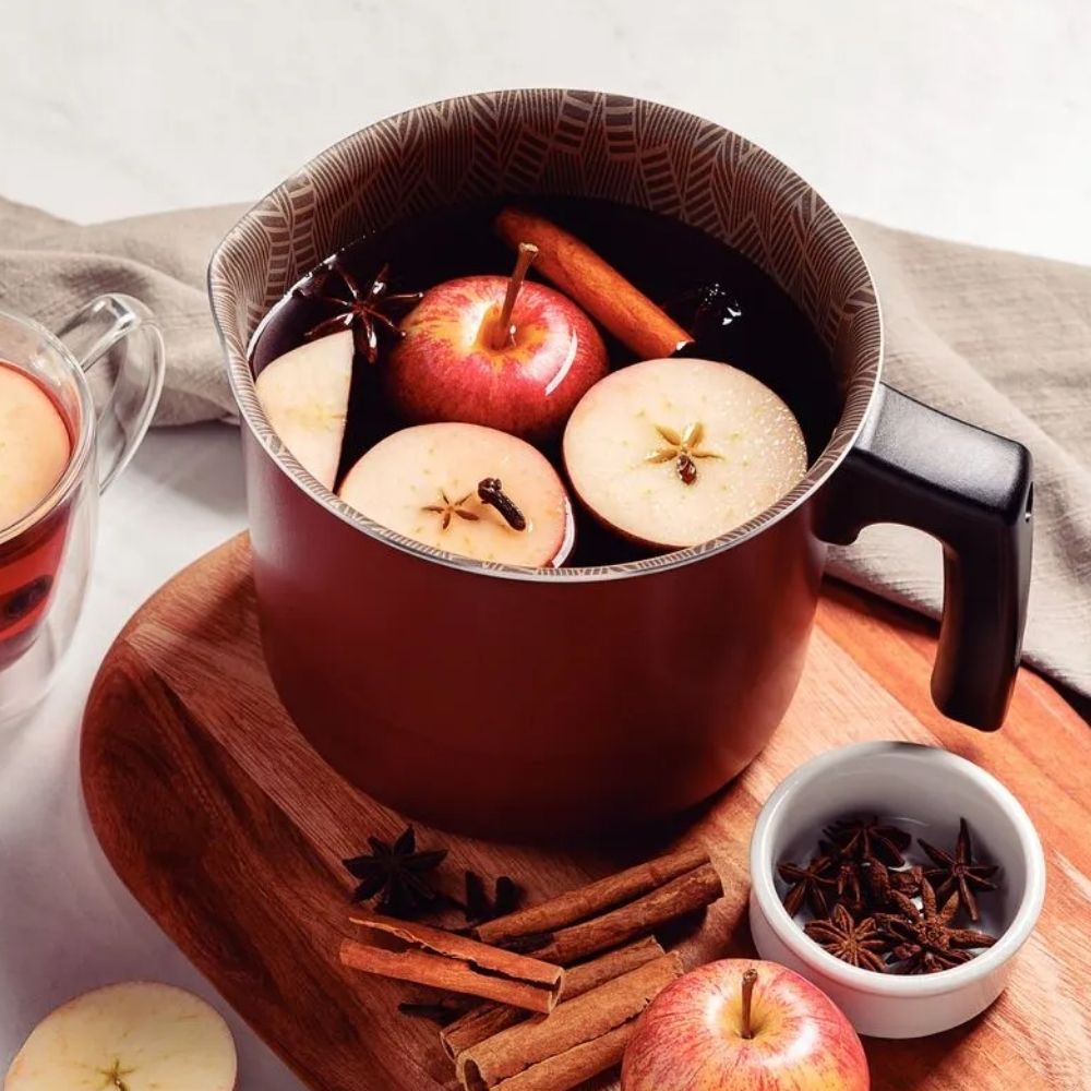 HERVIDOR ALUMINIO ANTIADHERENTE 1.2 LT 12 CM ROJO TRAMONTINA