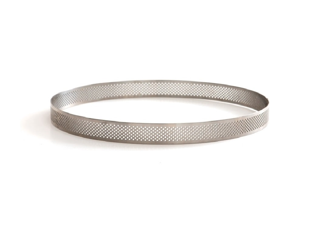 MOLDE ARO MICROPERFORADO INOX Ø 18 X 3.5 H CM DECORA