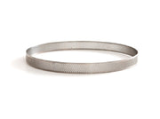 MOLDE ARO MICROPERFORADO INOX Ø 18 X 3.5 H CM DECORA