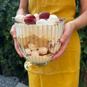 COPON POSTRES VIDRIO RAYAS 19X20 CM