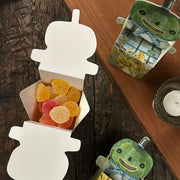 SET 6 CAJAS CALABAZA INDIGO DE PAPEL