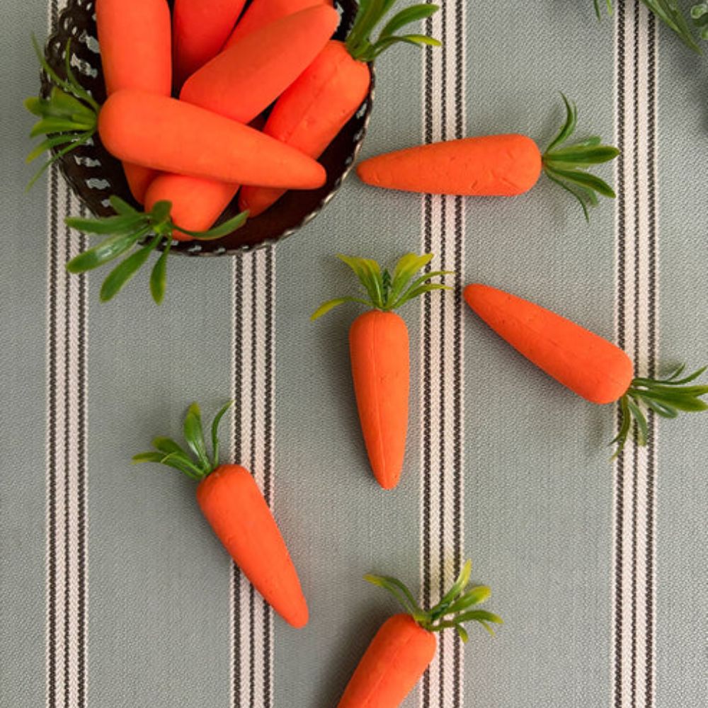 SET 12 MINI ZANAHORIAS PASCUA INDIGO DE PAPEL