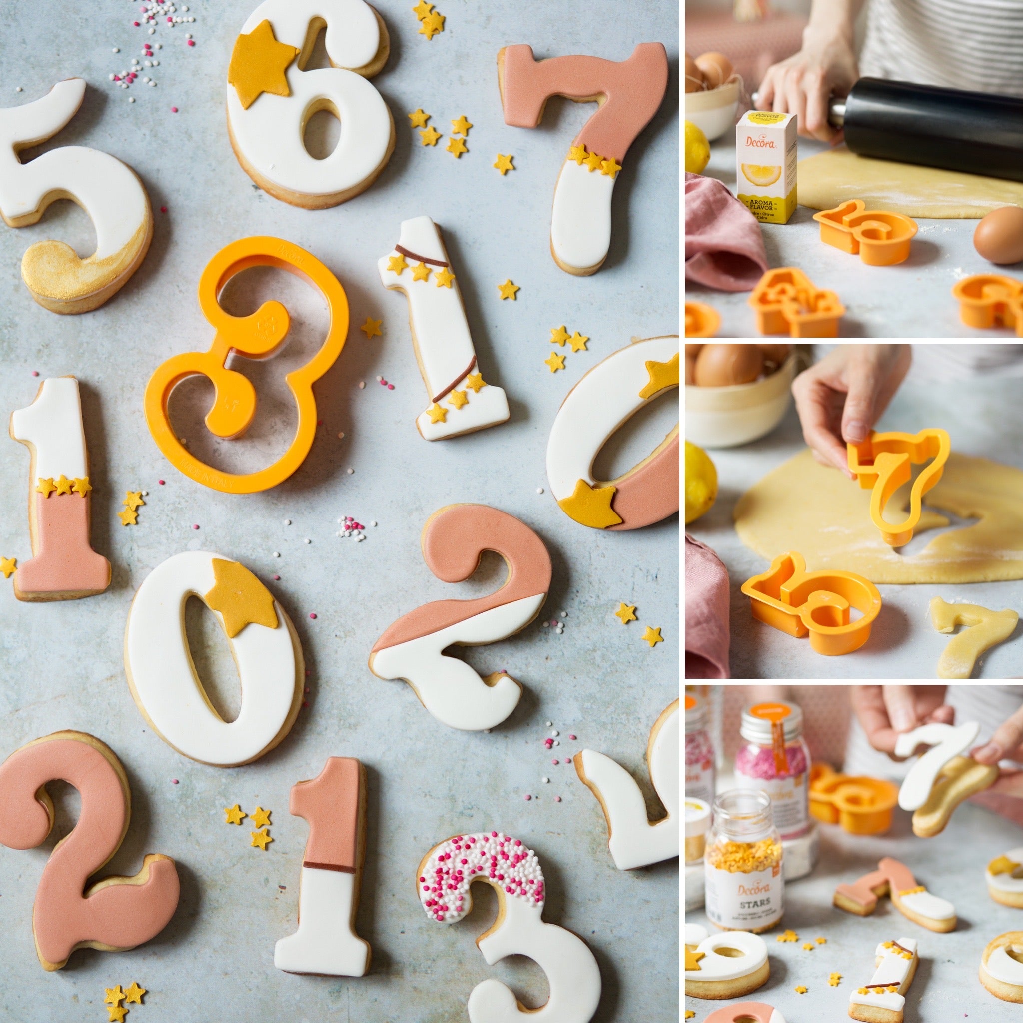 SET 9 CORTA GALLETA NUMEROS GIGANTES DECORA