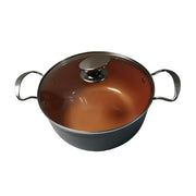 CACEROLA CERAMICA 22 CM COBRE IMPOGAR