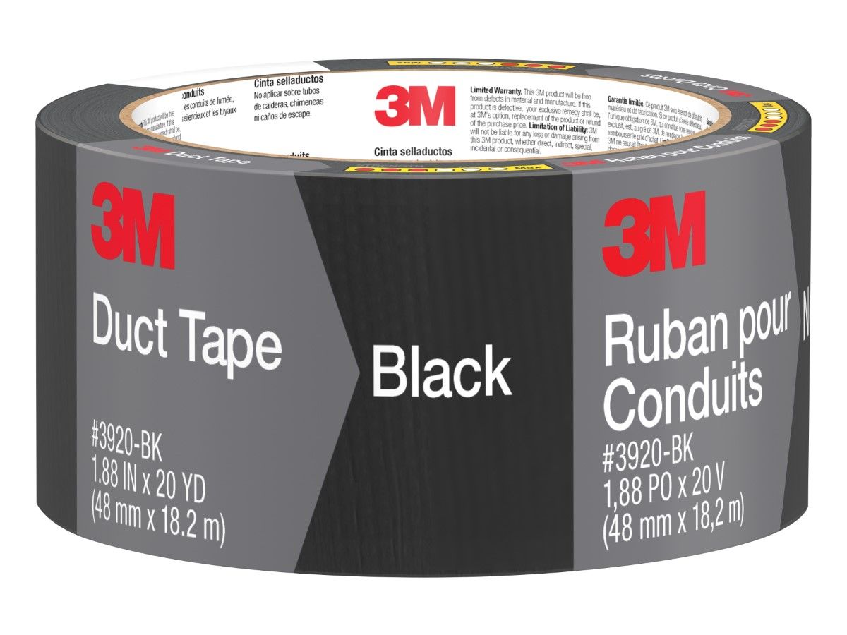 CINTA DUCTO 3M MULTIUSO NEGRA 48 X 18 MT