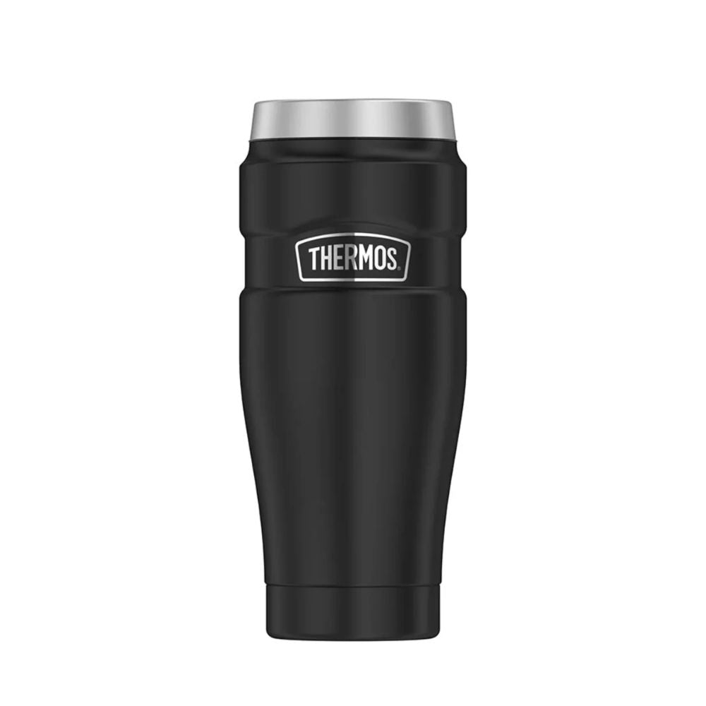 MUG INOX 470 ML KING NEGRO THERMOS