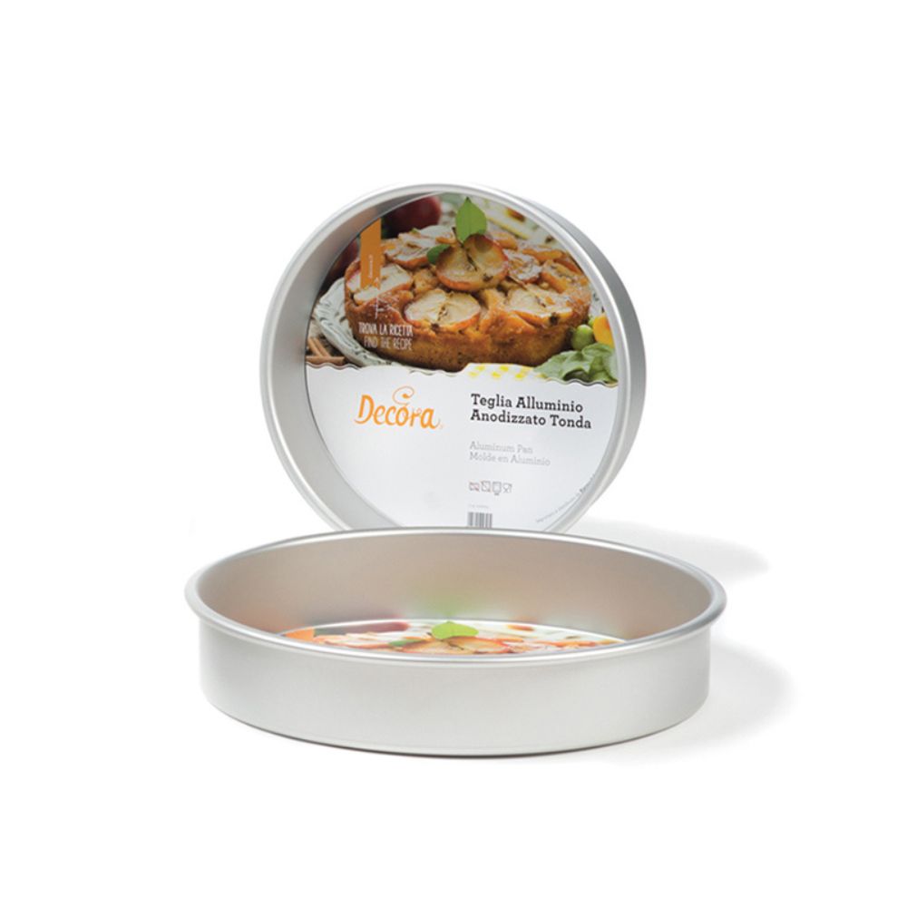 MOLDE REDONDO BIZCOCHO ALUMINIO 20X5 H CM DECORA