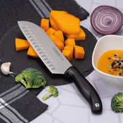 CUCHILLO SANTOKU ALVEOLADO EVO 18 CM #1356 3 CLAVELES