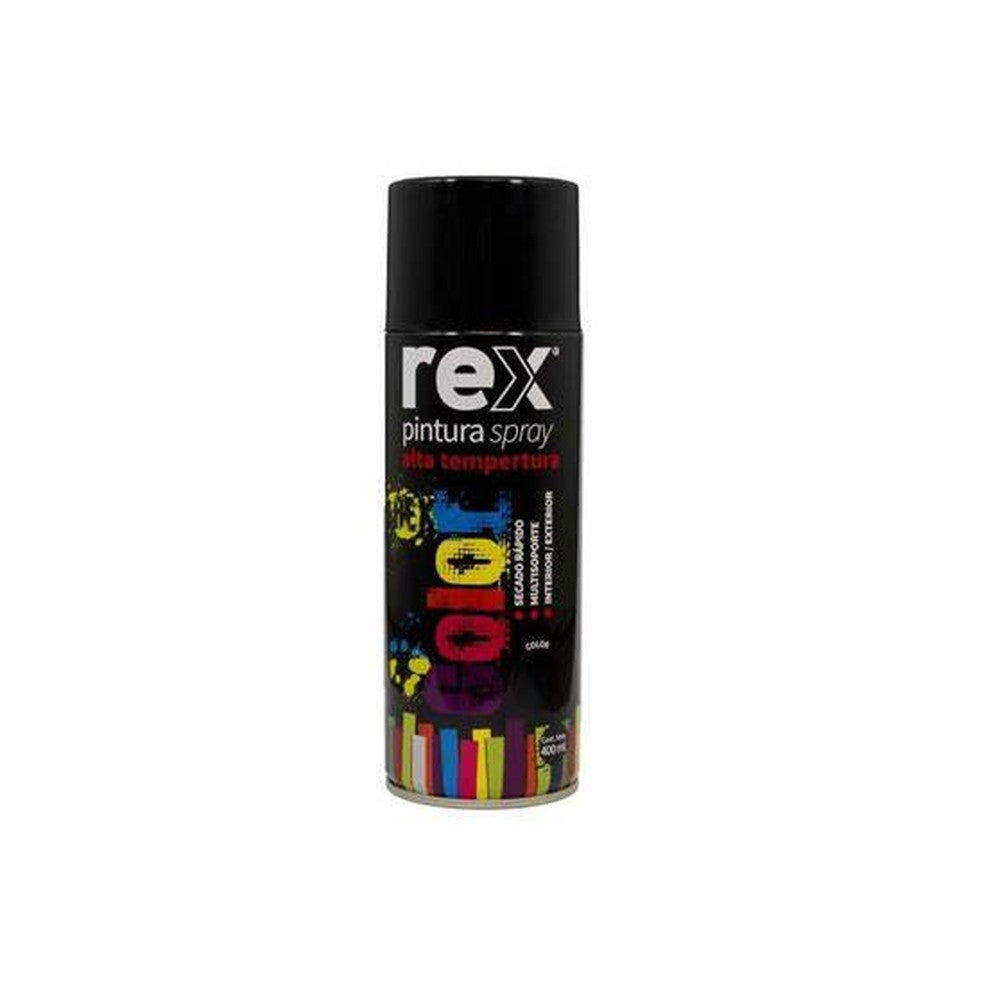 PINTURA SPRAY ALTA TEMP NEGRO REX 400 ML