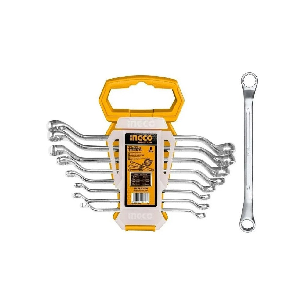 JUEGO LLAVE CORONA CORONA INGCO 6-22 PZAS