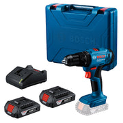 TALADRO PERCUSION BOSCH GSB 183-LI 2B + MALETA 18V