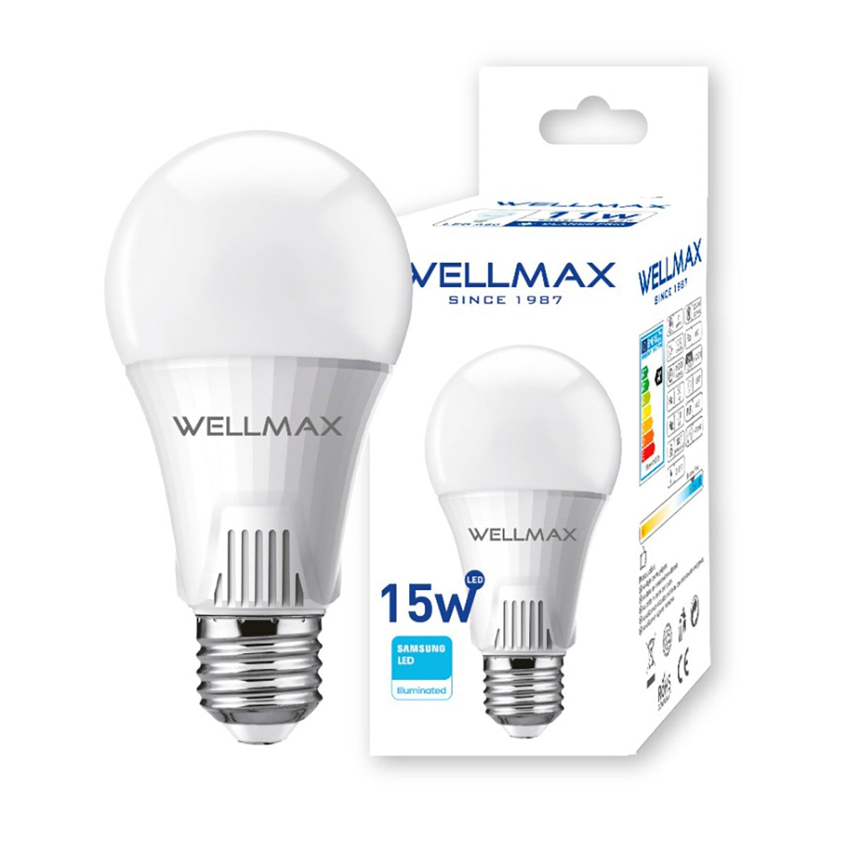 AMPOLLETA LED 15W E27 WELLMAX (90W)