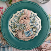 SET 12 SEPARADOR PLATO MESA PITUCA CANASTO INDIGO DE PAPEL