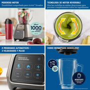 LICUADORA 1.5 LTS PANTALLA TACTIL PROG AUT + VASO BLEND OSTER