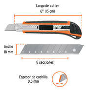 CUCHILLO CARTONERO TRUPER CUT-6X