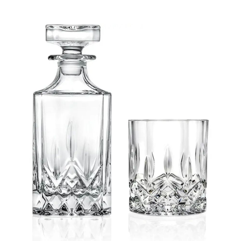 SET 6 VASOS Y 1 BOTELLA WHISKY OPERA RCR