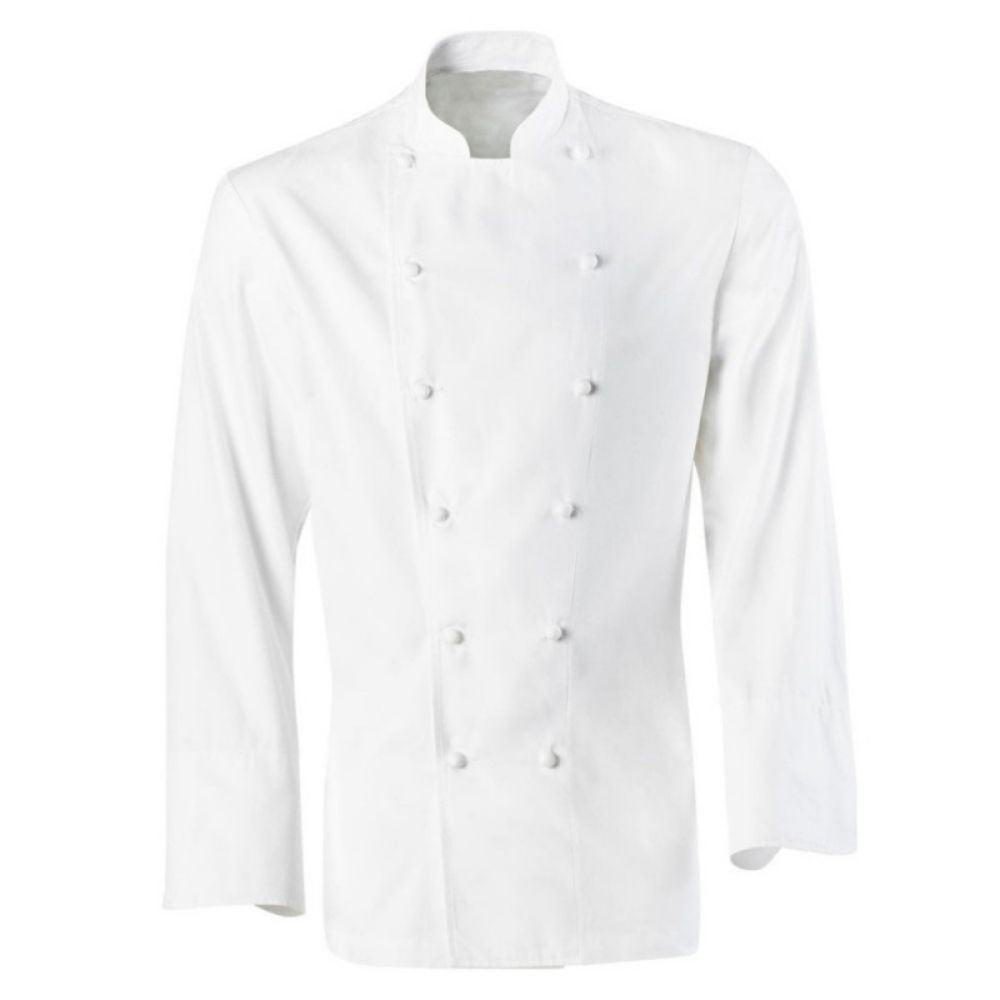 CHAQUETA CHEF BLANCA MUJER TALLA S W&amp;L