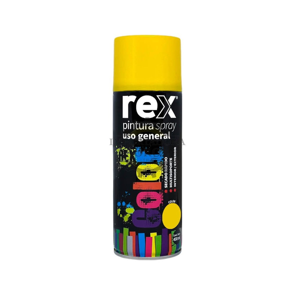 PINTURA SPRAY AMARILLO REX 400 ML