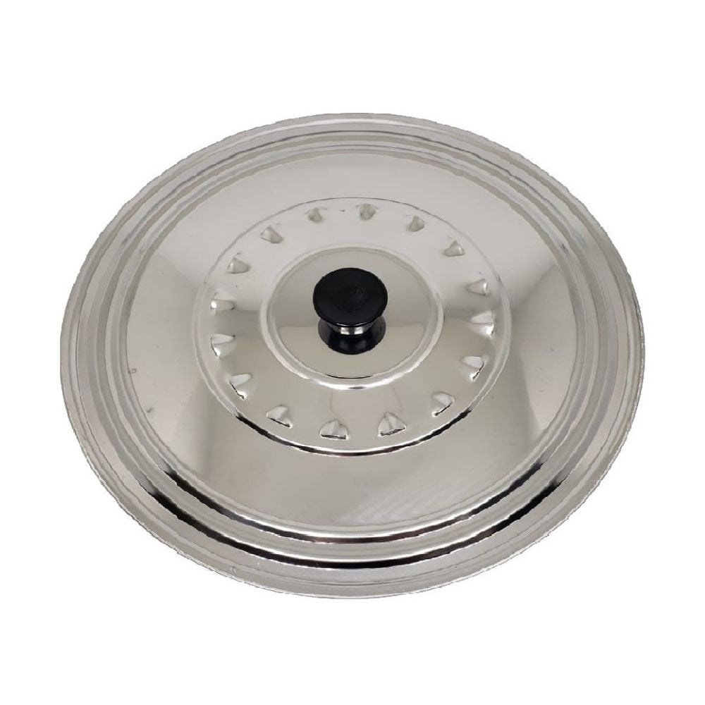 TAPA 26-28-30 CM PERFORADA ACERO INOX ILSA