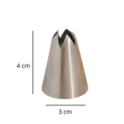 BOQUILLA REPOSTERIA L-5 ESTRELLA CERRADA 1.5 CM 5 PUNTAS