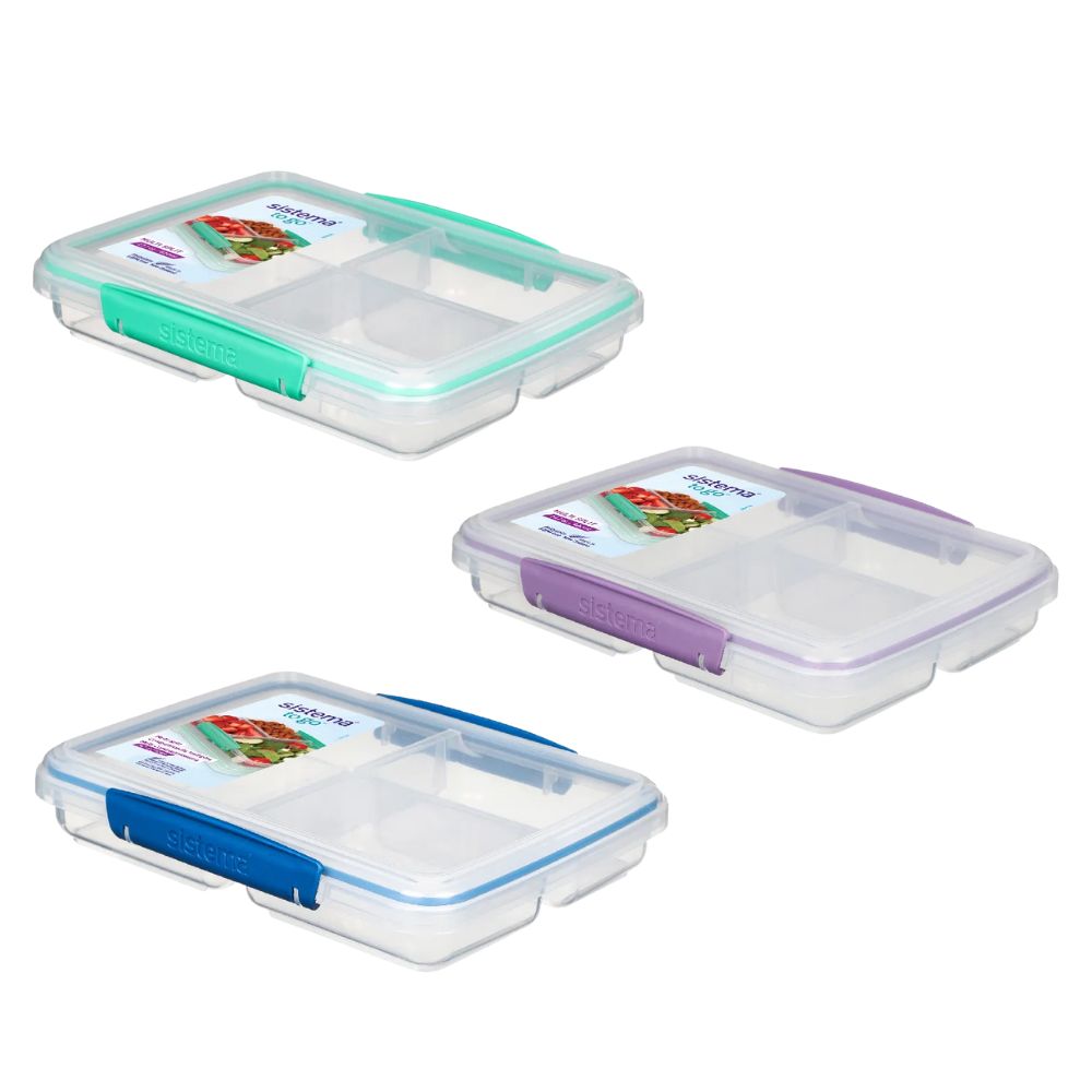 HERMETICO C/COMPARTIMENTOS 820 ML SISTEMA