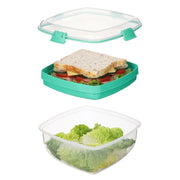 HERMETICO ENSALADA + SANDWICH 1.63 L SISTEMA