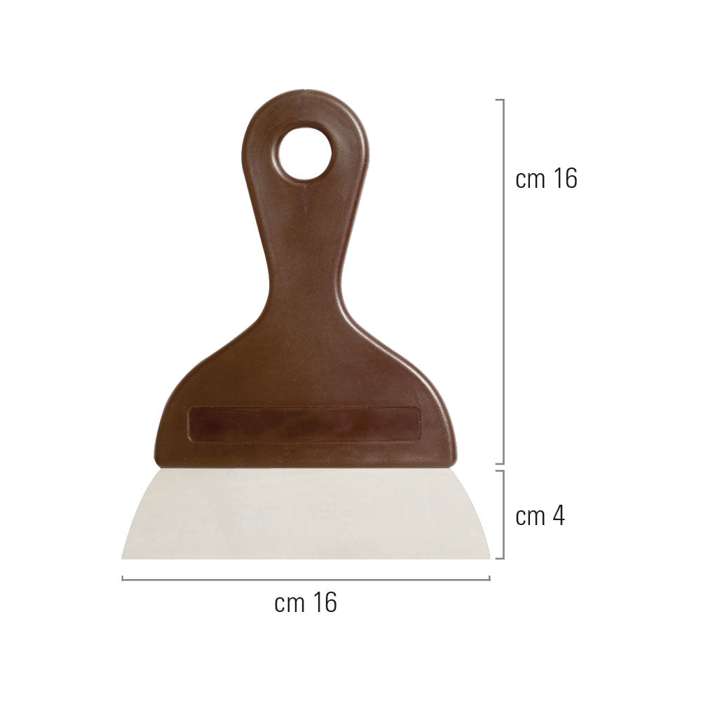 ESPATULA CHOCOLATE ACERO INOX 16 CM DECORA