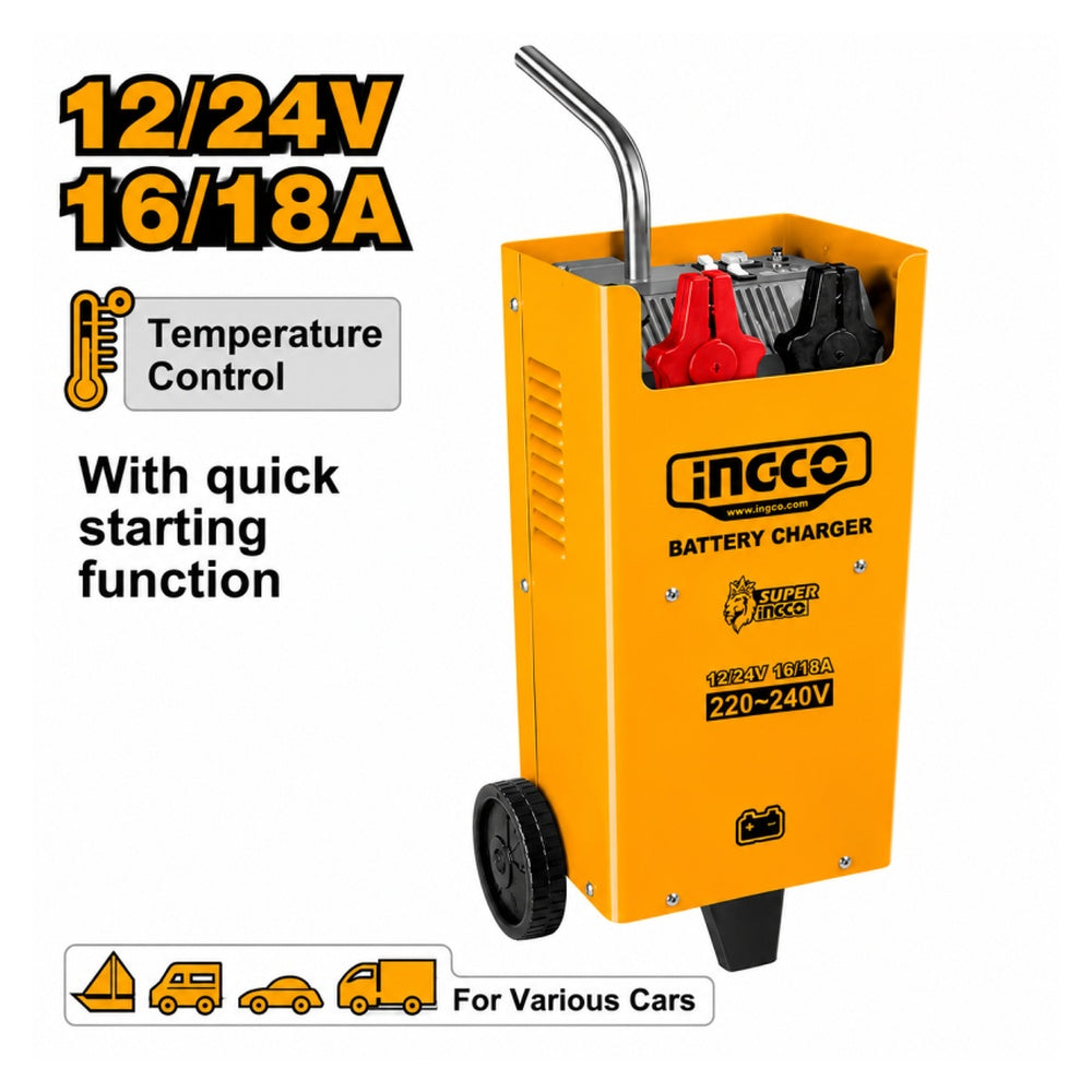 CARGADOR BATERIA INGCO 12/24V ING-CD2201 300A