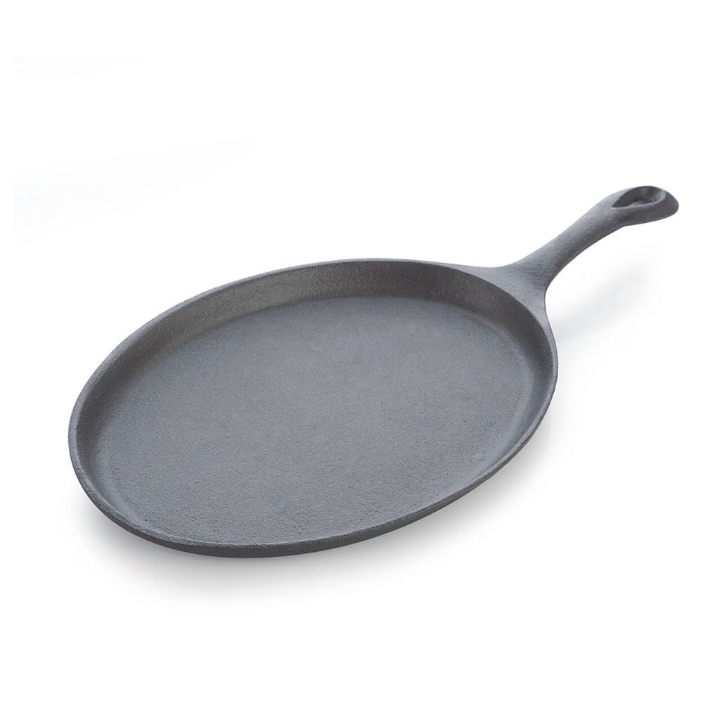 PLANCHA HIERRO FUNDIDO OVALADA 18 X 25 CM