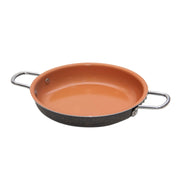 PAILA DE HUEVO CERAMICA 16 CM COBRE