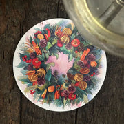 SET 12 POSAVASOS AMAPOLAS 10.5 CM INDIGO DE PAPEL