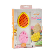 SET CORTA GALLETAS SELLO HUEVO PASCUA DECORA