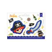 SET 2 CORTA GALLETA PIRATAS DECORA