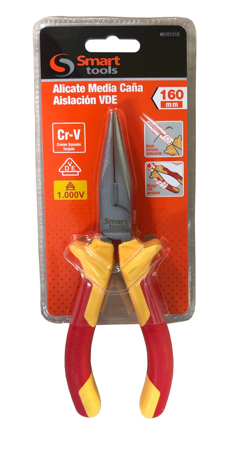 ALICATE PUNTA 6" SMART TOOLS 1000V # 6101310