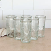 SET 6 VASO DE GALLO AGRANDAO 450 CC