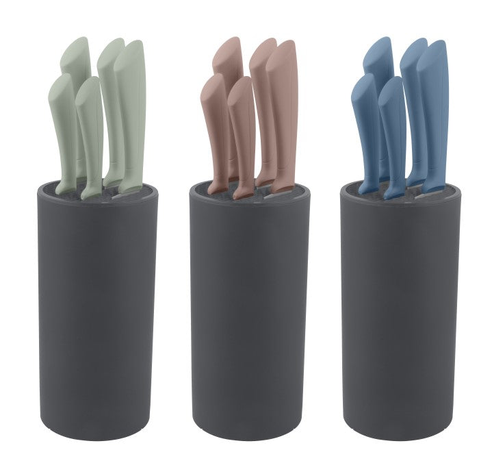 SET 5 CUCHILLOS CON BASE DAY