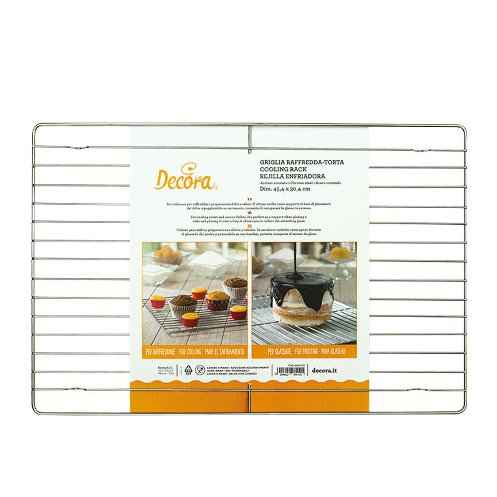 REJILLA ENFRIADORA RECTANG 45X30 CM DECORA