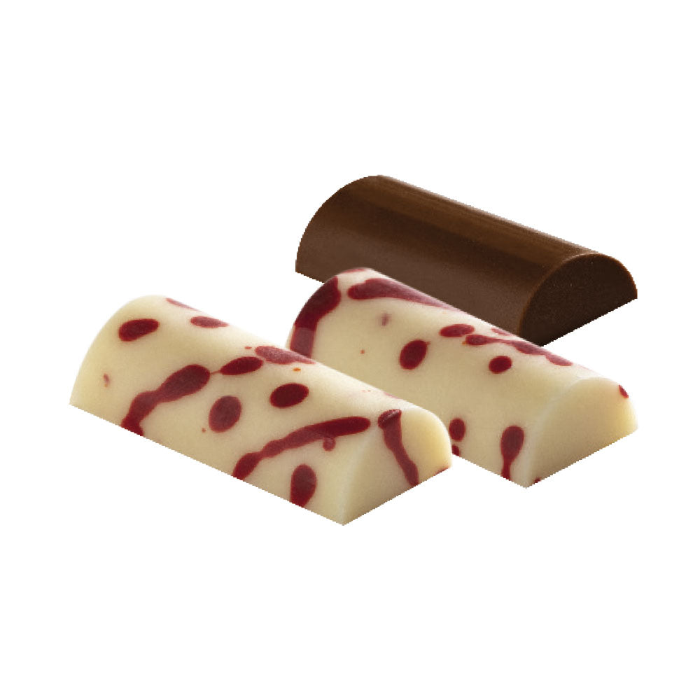 MOLDE DE CHOCOLATE CILINDRO 20 CAV DECORA