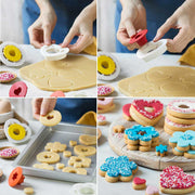 SET 6 CORTA GALLETAS RELLENAS CLASICAS DECORA