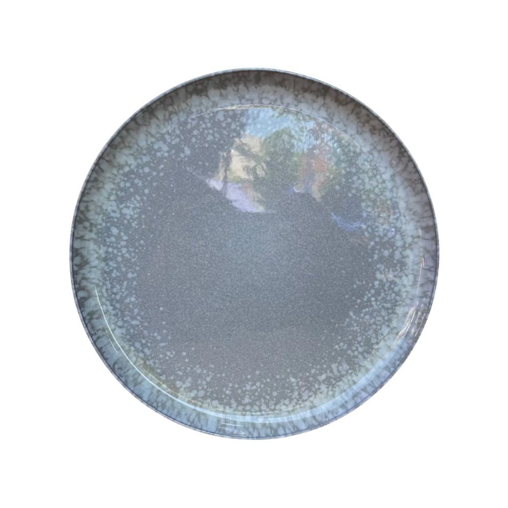 PLATO CERAMICA GRIS 21,5 CM