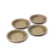 SET 4 MINI TARTALETAS GOLD ILKO