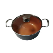 CACEROLA CERAMICA 20 CM COBRE IMPOGAR