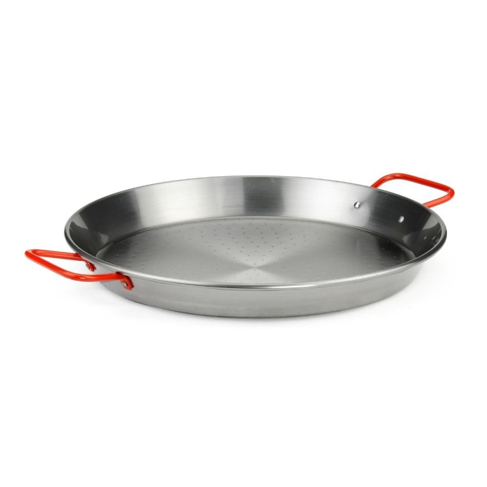 PAELLERA ACERO PULIDO 34 CM 6 RACIONES ILSA