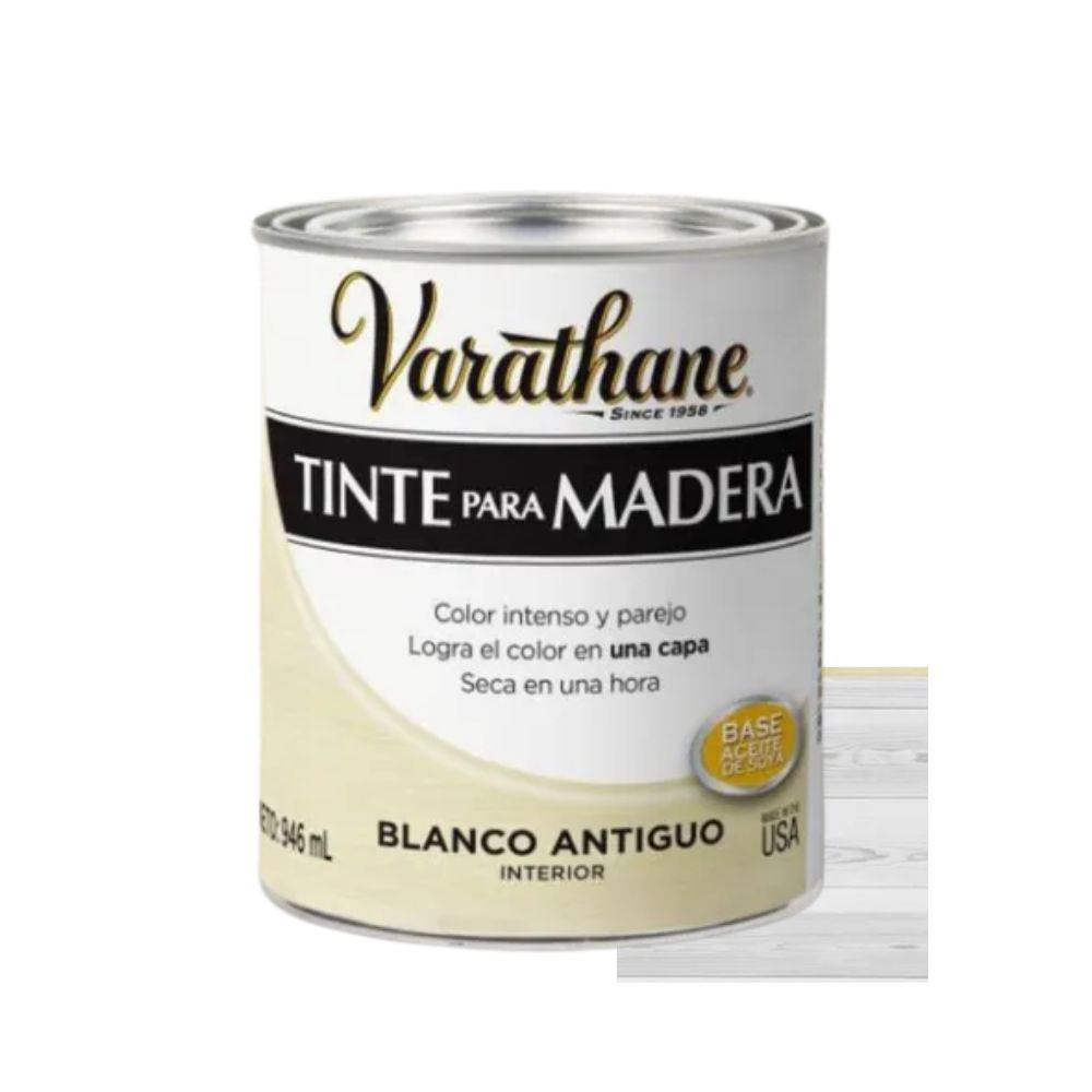 TINTE BLANCO ANTIGUO 0,946L VARATHANE