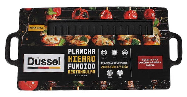 PLANCHA HIERRO FUNDIDO 42 X 23 CM DUSSEL