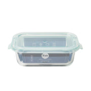 CONTENEDOR VIDRIO 370 ML RECTANGULAR KW