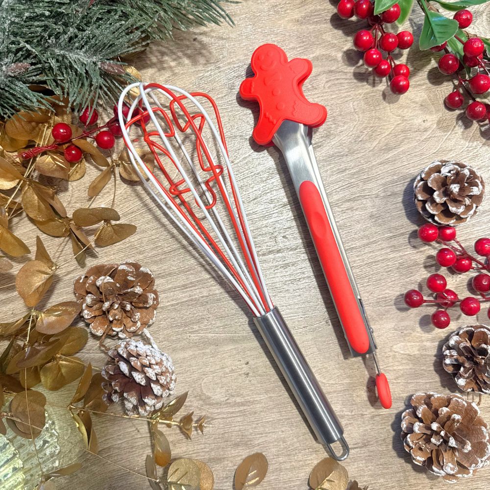 SET 2 UTENSILIOS COCINA M JENGIBRE MIRO CHRISTMAS