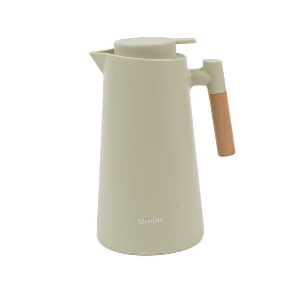 JARRA TERMO LIQUIDO INSULADO 1 LT VERDE MANGO MADERA SIMPLIT