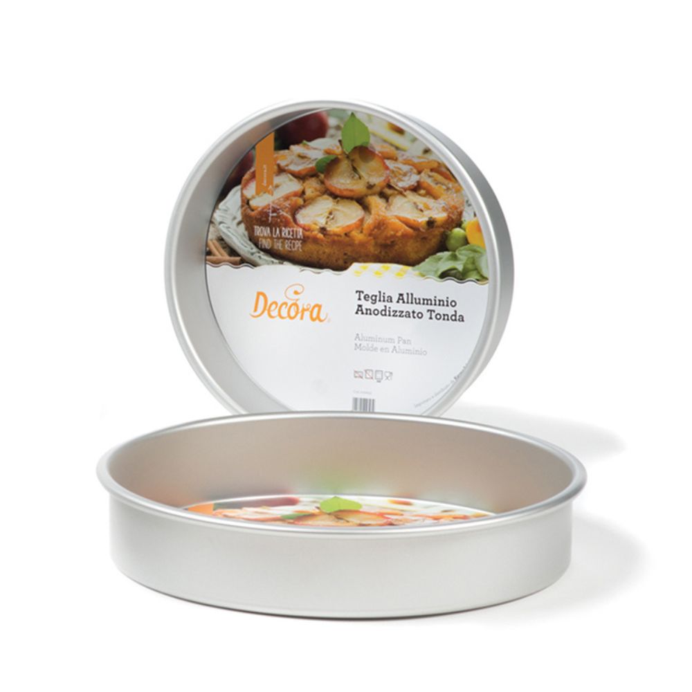 MOLDE REDONDO BIZCOCHO ALUMINIO 30X5 H CM DECORA