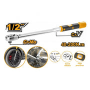 LLAVE TORQUE INGCO []1/2 40-200 N/M HPTW200N1